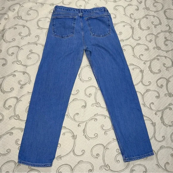 Paris Atelier & Other Stories Bright Blue Wash Straight Leg Jeans Sz 27 - Picture 3 of 8